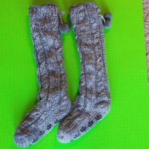 Juicy Couture luxury slipper socks knee high